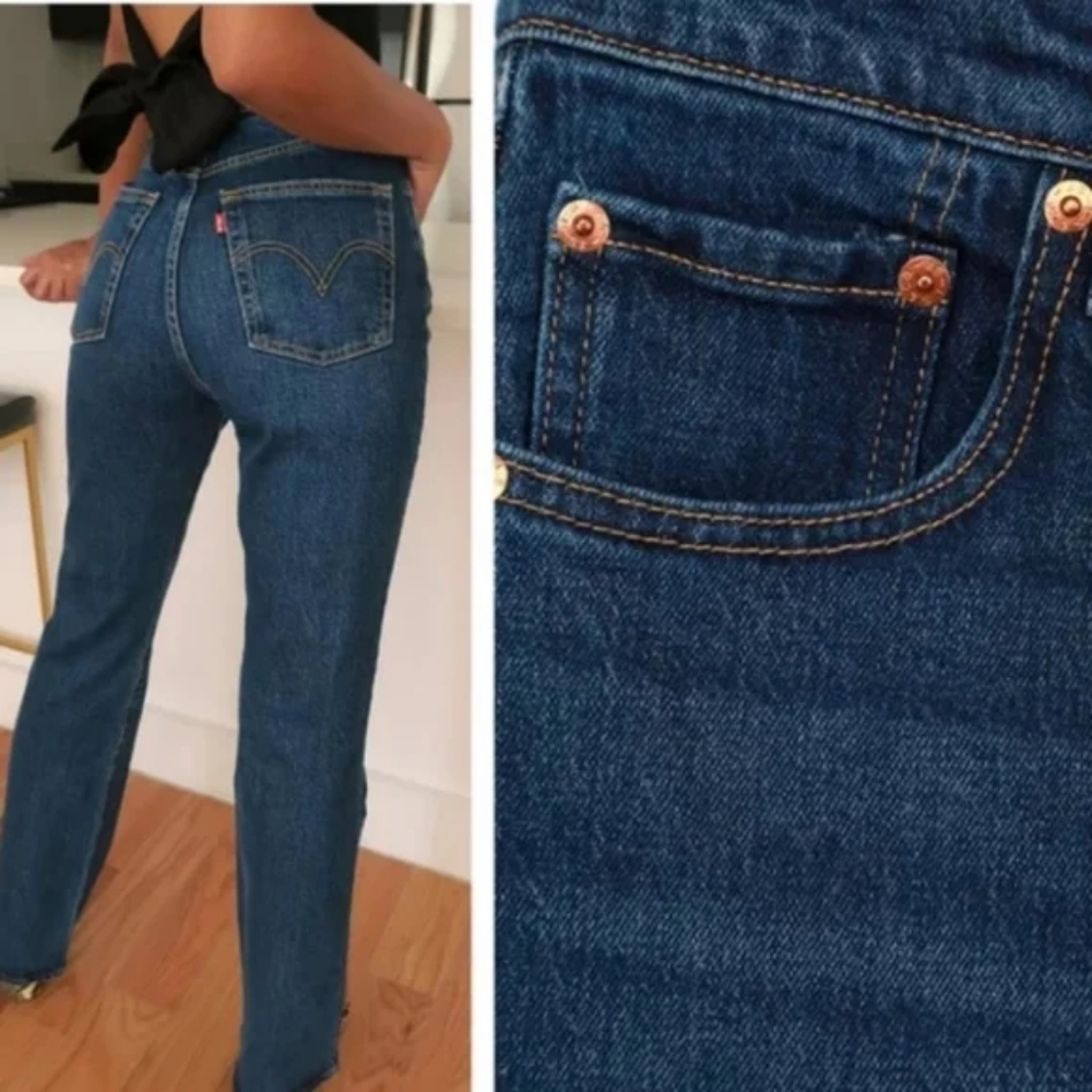 Levi's Ribcage High Rise Bootcut Jeans - Picture 11 of 16
